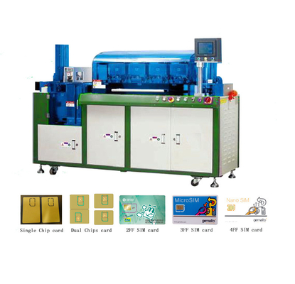 PLC Controlled SIM Card Manufacturing Machine Automatic SIM Card Die Cutting Machine