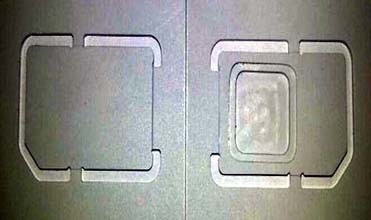 Plug In SIM Card Manufacturing Machine 5000 - 6000pcs/h SIM Card Punch Machine