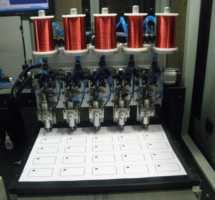 Contactless Card Antenna Embedding Machine RFID Inlay Prelam Line YAE-25