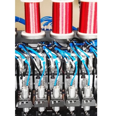 RFID Card INLAY Production Line Antenna Implanting With 10 Embedding Heads