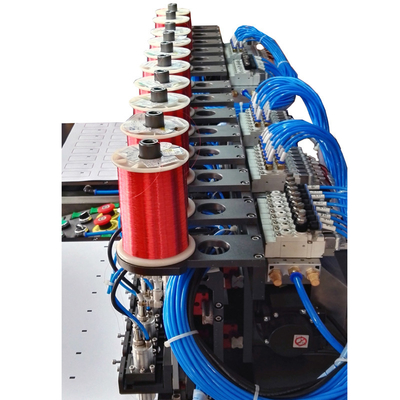 RFID Card INLAY Production Line Antenna Implanting With 10 Embedding Heads