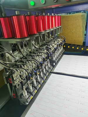 Plastic RFID Contactless Card Inlay Production Line With 32 Embedding Heads
