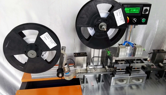 PLC Controlled Contactless IC Module Cutter For RFID Chip 5*8mm COB Chip Tape Die Cutter