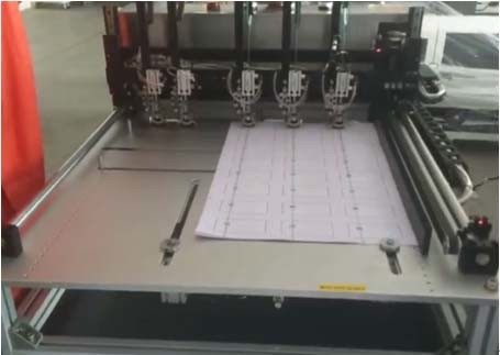 3mm Contactless Card Inlay Production Line Position Side Card Hole Puncher Machine
