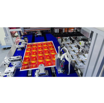 Full Automatic Card Punching Machine High Speed For PVC ABS PET PETG And Paper Card