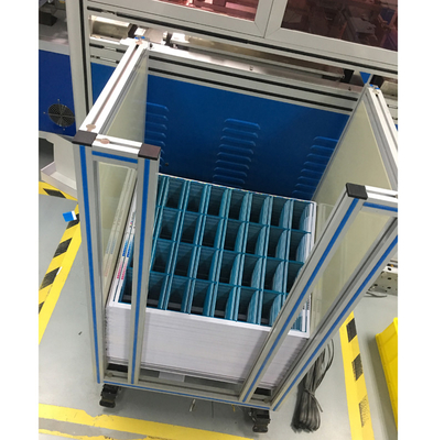 PLC Control Plastic Card Puncher And Sorter Machine With CCD Camera Positioning
