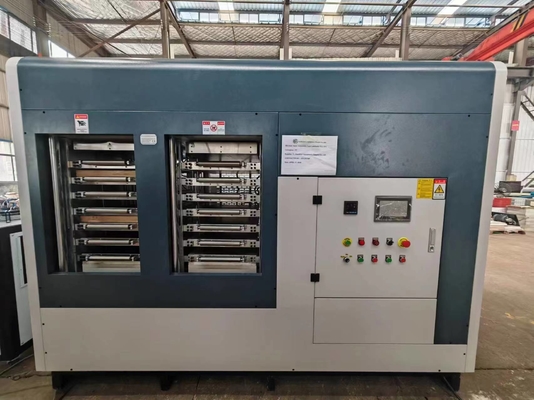 Automatic Tray Transfer Plastic Card Laminating Pressing Machine RFID Chip Card Laminator