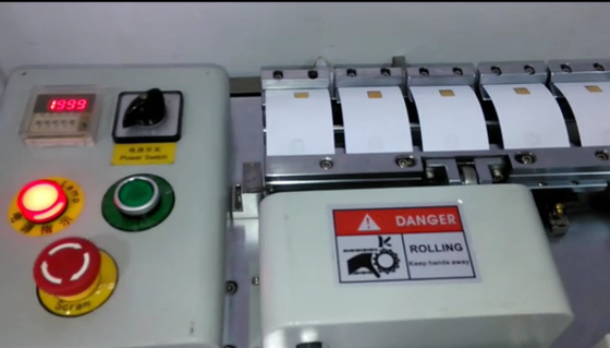 5A Contact Card Production Line Robust IC Card Bending And Torsion Tester With Counter