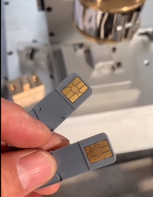 Manual IC Card Chip Embedding Machine With Relay Control Card Chip Implanter