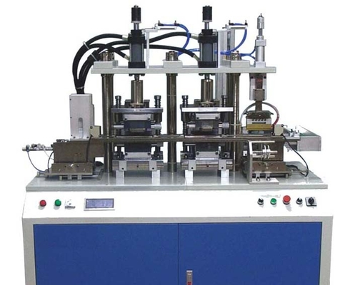 PLC Control Card Embossing And Tipping Machine 2.5KW With Two Embossing Stations
