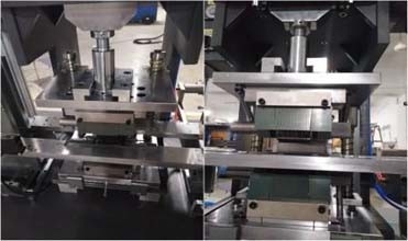 PLC Control Card Embossing And Tipping Machine 2.5KW With Two Embossing Stations