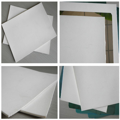 White 3mm Thickness Smart Card Material Lamination Silicon Rubber Cushion Pad