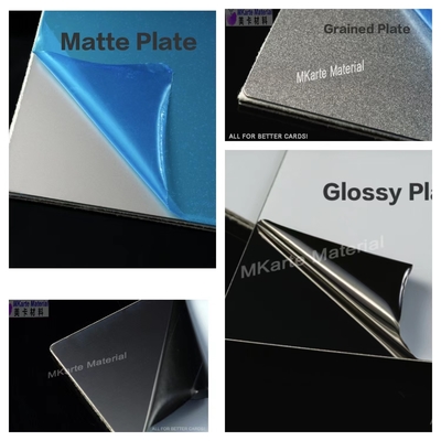 Grained Finish Smart Card Material Card Lamination Steel Plate 1.0mm Custom Size