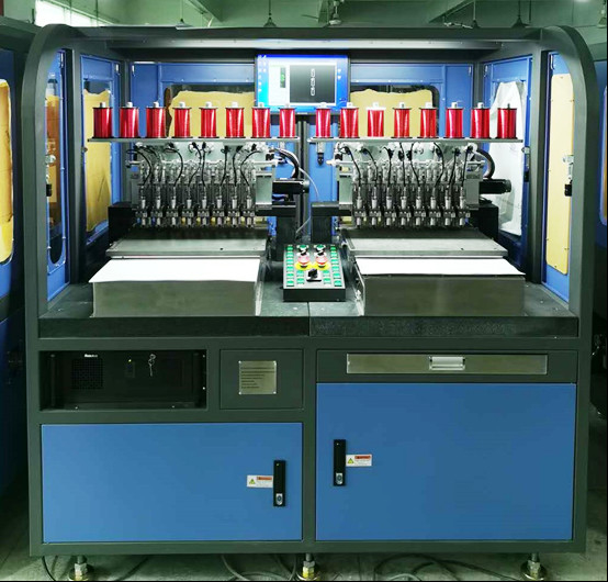 Prelam Sheet Antenna Implanter Machine 16 Embedding Heads For RFID Card INLAY YAE-216