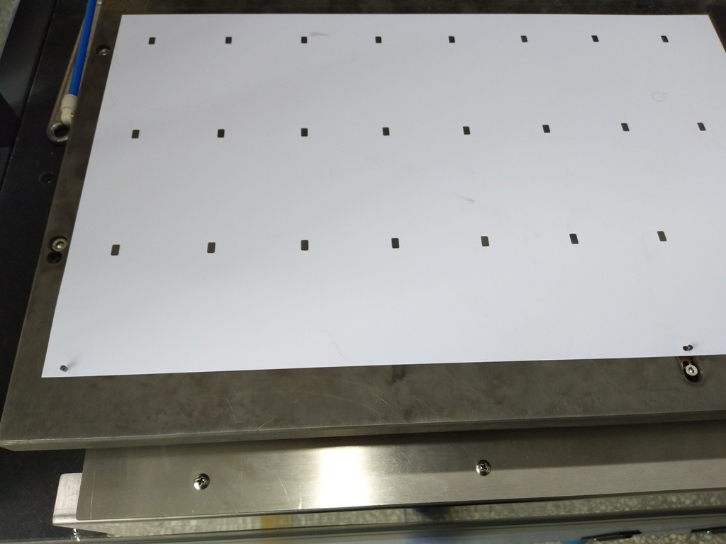 Contactless Card INLAY Sheet Hole Puncher Machine For PVC ABS And PETG Plastic Card