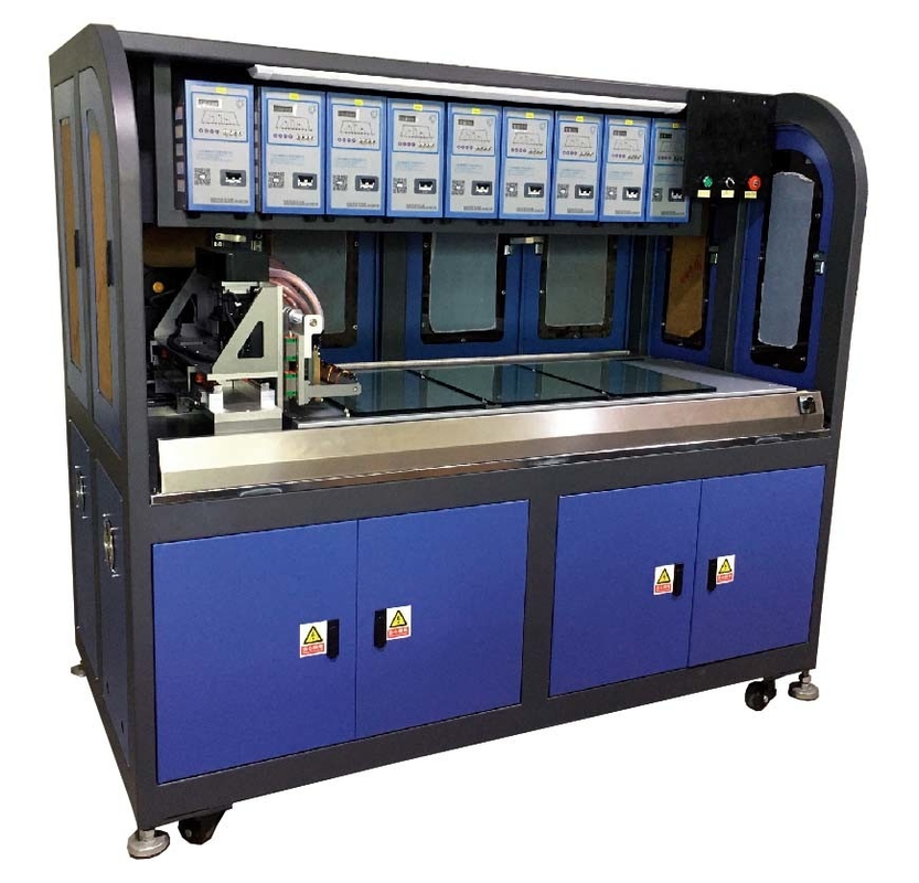 3 Worktables Contactless Card Inlay Production Line 100A RFID Card Chip Bonding Machine