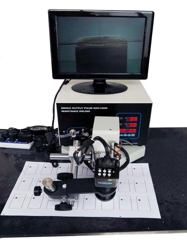 Manual Contactless Card Chip Re-Bonding Machine , Card Chip Antenna Welder YCR-1
