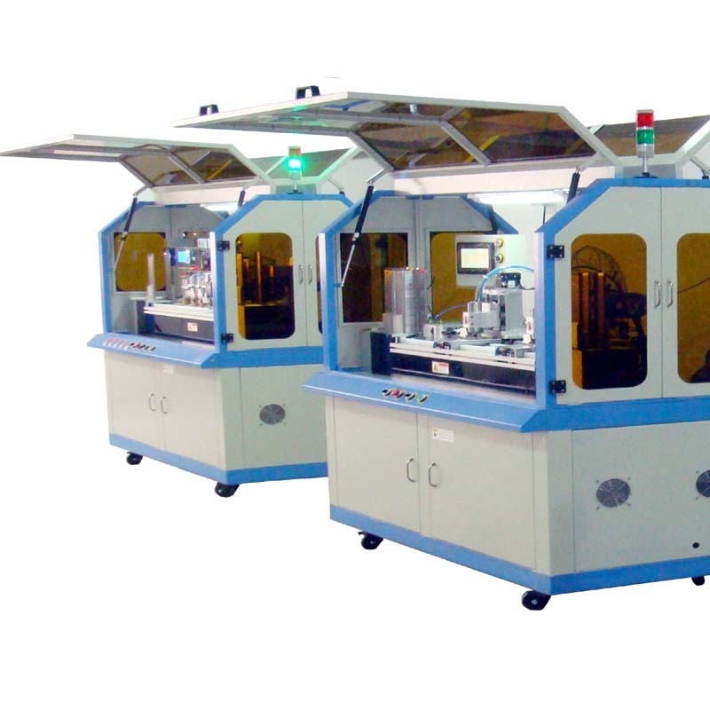 PLC Servo System Contact Card Production Line Auto IC Card Slotter And Milling Machine