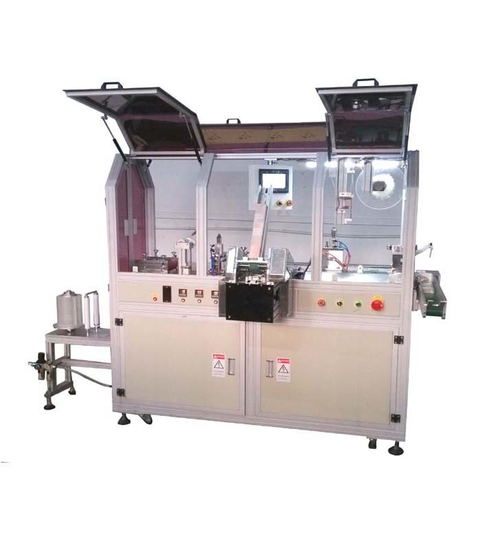 Automatic Hot Welding Card Packaging Machine PLC Controlled 6000 Pcs/Hr