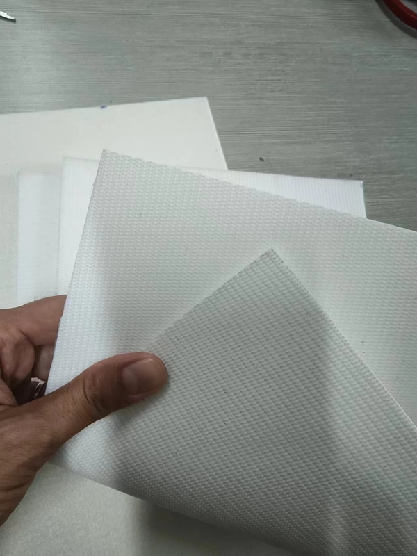 Heatproof White Silicon Rubber Cushion Pad 210x297mm For Card Lamination